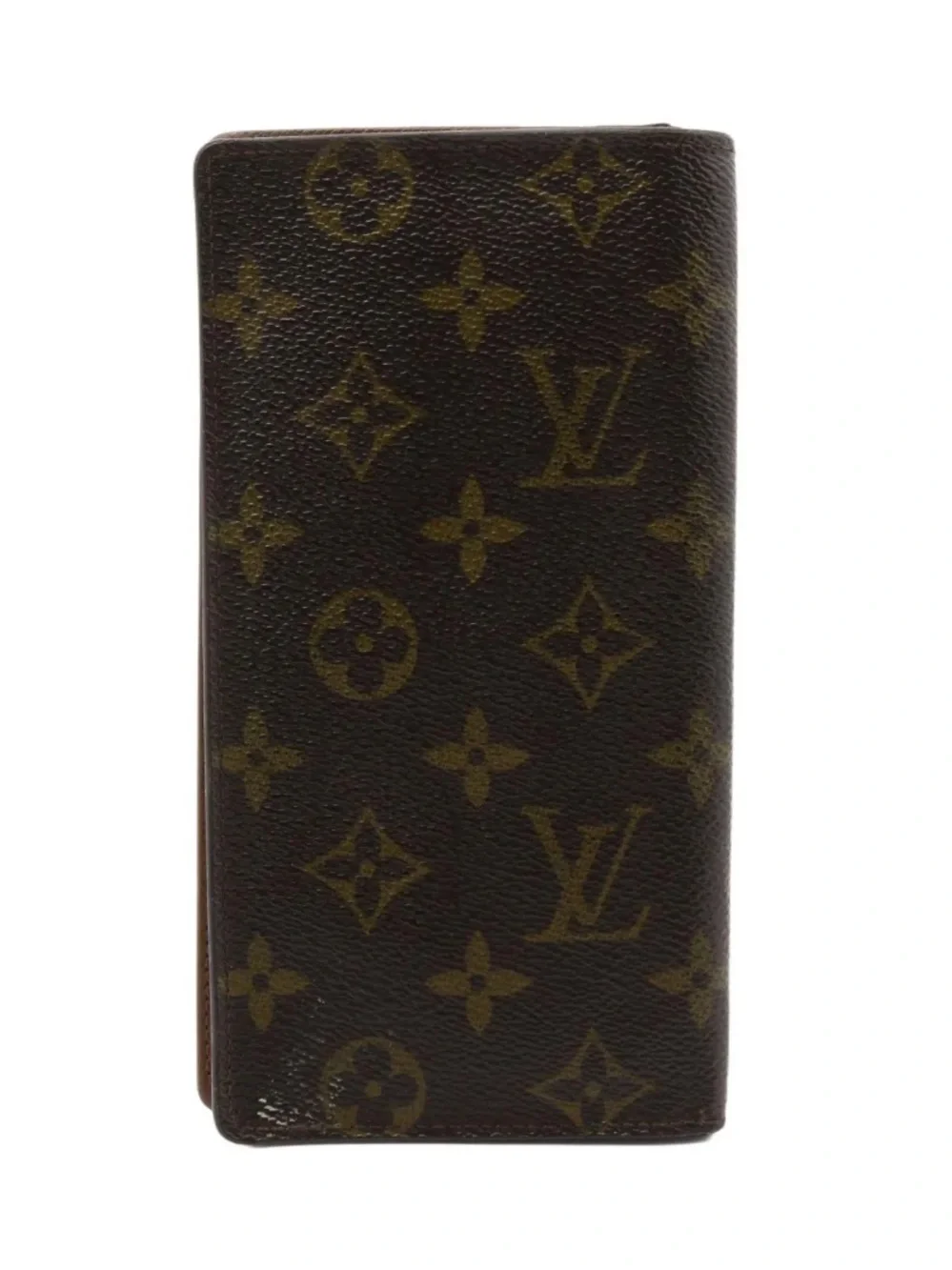 Louis Vuitton Monogram Brown Leather Long Wallet